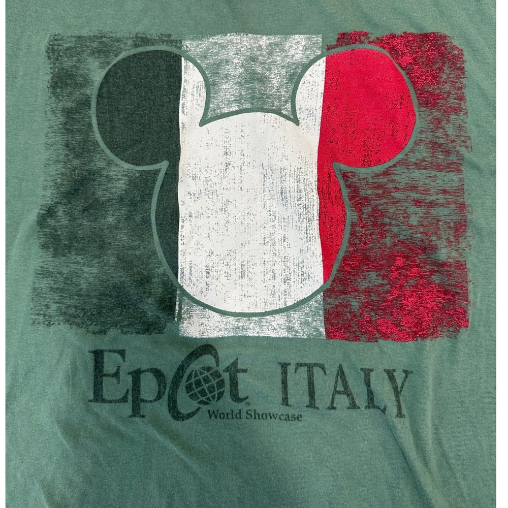 Disney Parks Authentic Epcot Italy Mickey T-shirt Large